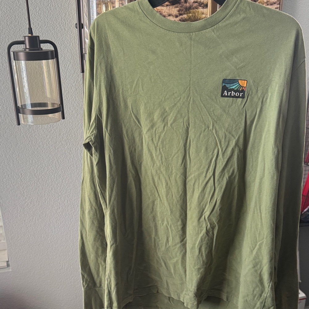 Arbor Sage Green Organic Cotton Tee